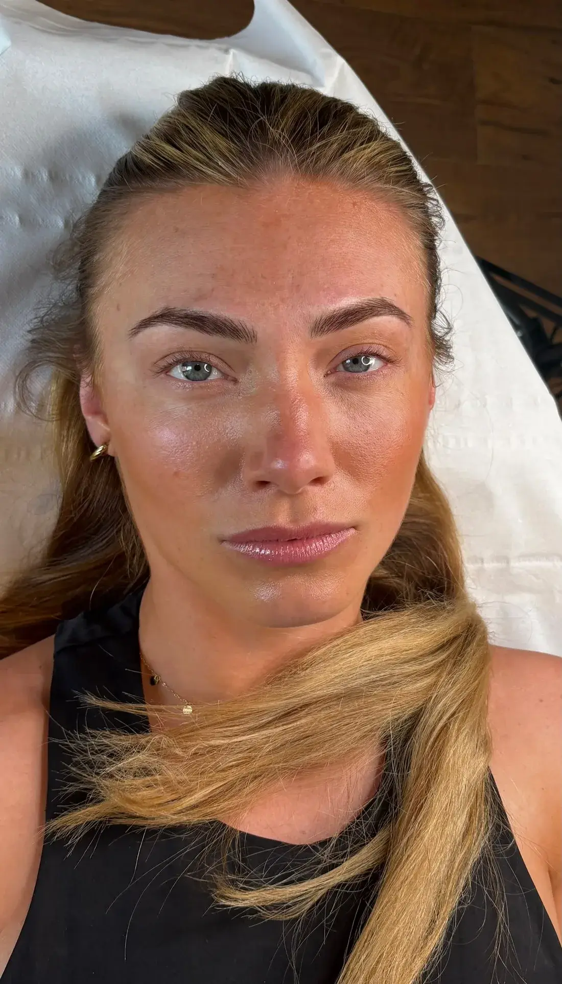 Natural microbladed brows — a Beauty Within client result