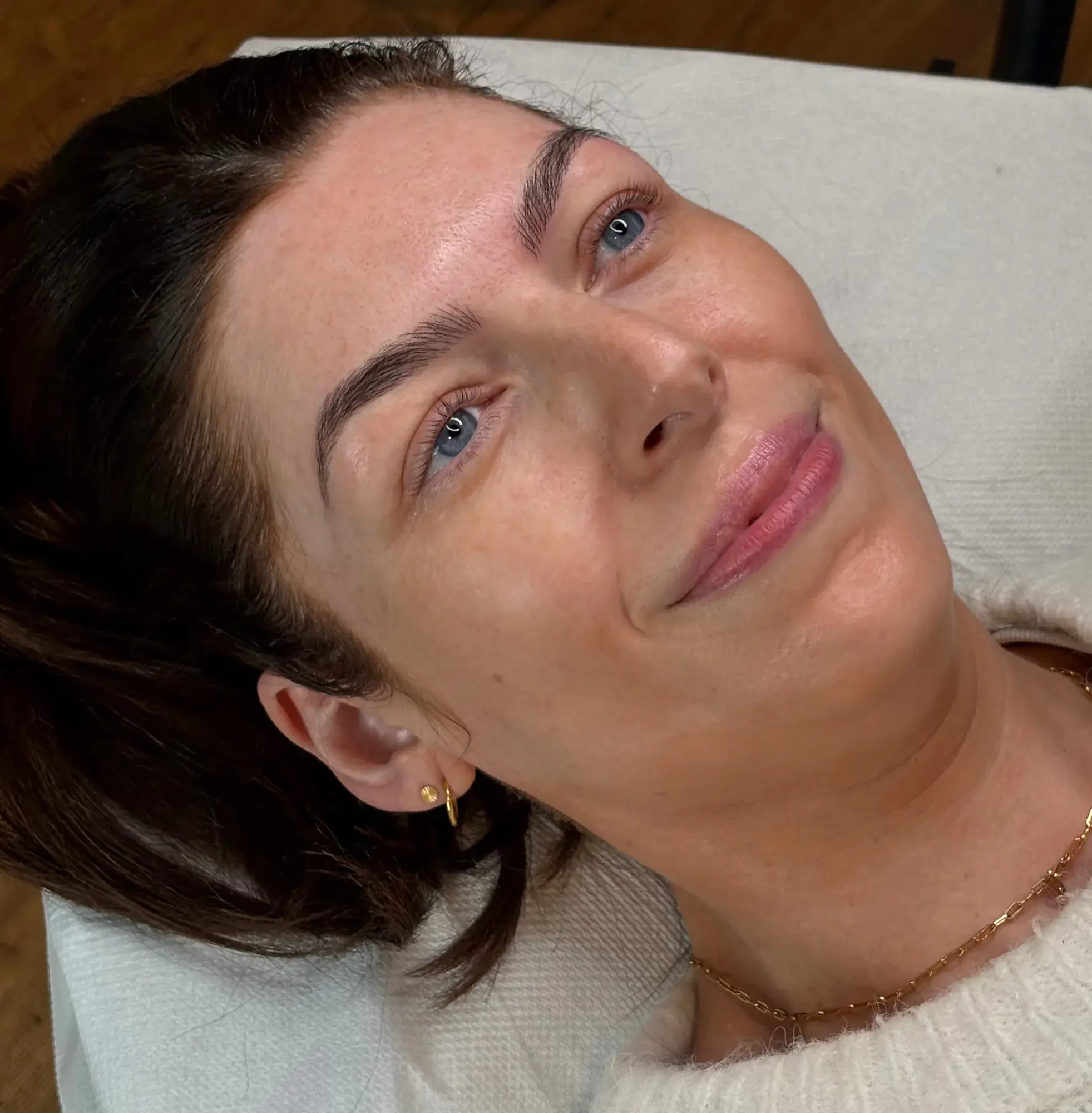Microblading brow result